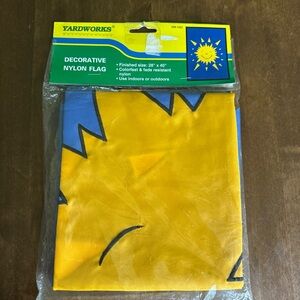 Yardworks Decorative Nylon Flag 28”x40”‎ Indoor Outdoor Sun Sunshine Happy ☀️